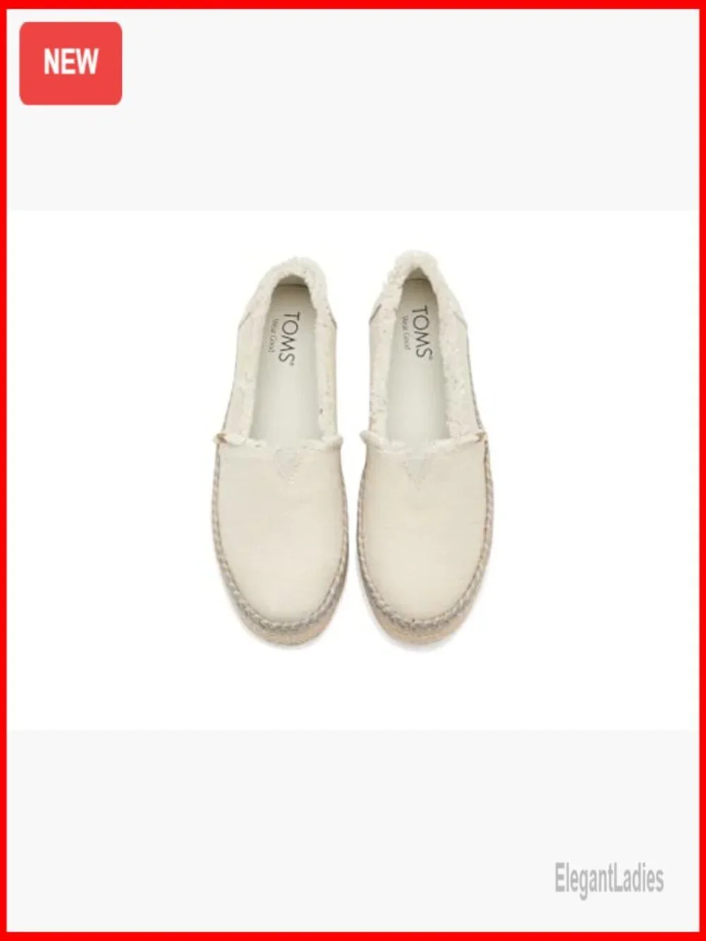 Espadrille Platform Slip-On Flats with Removable Insoles